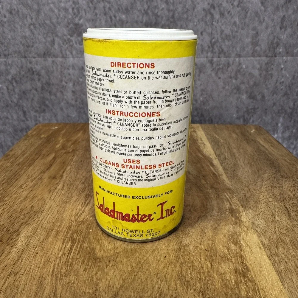 Vintage Saladmaster Stainless Steel Powder Cleanser